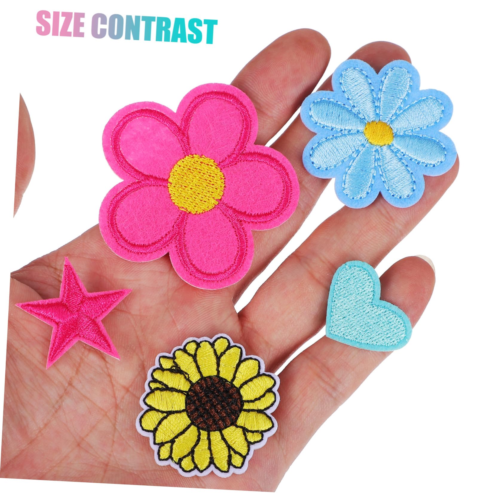 Angoily 4 Set Toppe Adesive E Stelle Toppe Ricamate Per Abbigliamento Applicazioni Decorativa Per Riparazioni E Decorazioni Vestiti E Accessori 71 Pezzi*4