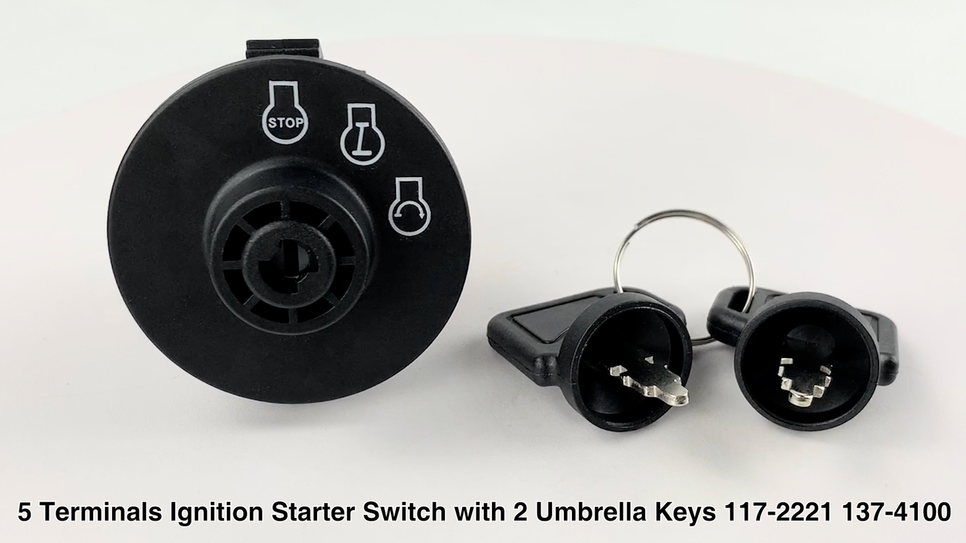 Amazon.com: Ignition Switch with Key 5 Terminals 117-2221 137-4100