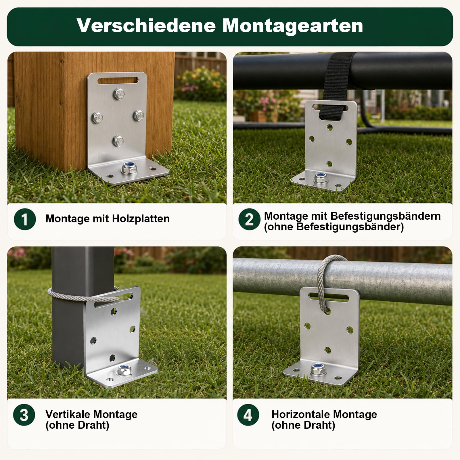 Bodenanker zum eindrehen | Erdanker mit Bohrmaschine in den Boden Schrauben, hält starken Winden Stand, Bodenanker zum eindrehen