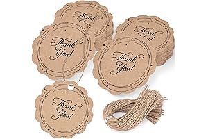 SallyFashion Thank You Tags for DIY Projects