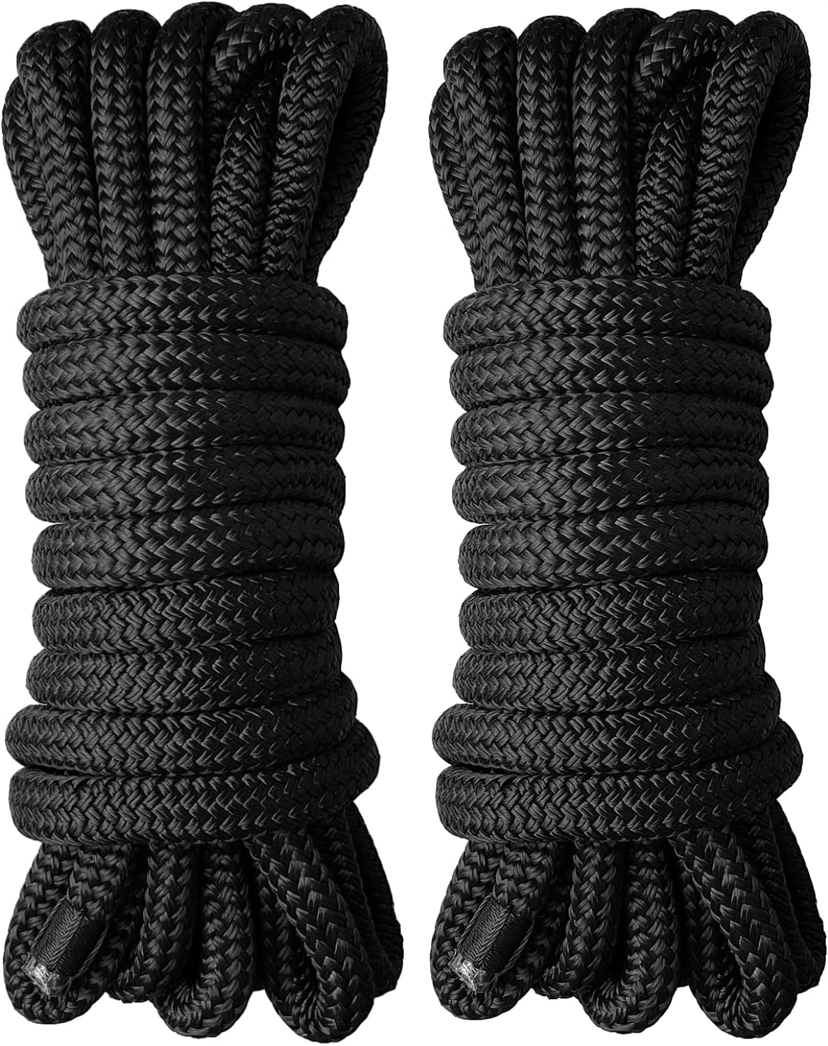 JFM TWNTHSD Boat Dock Lines 5/8" x 20' Double Braided
