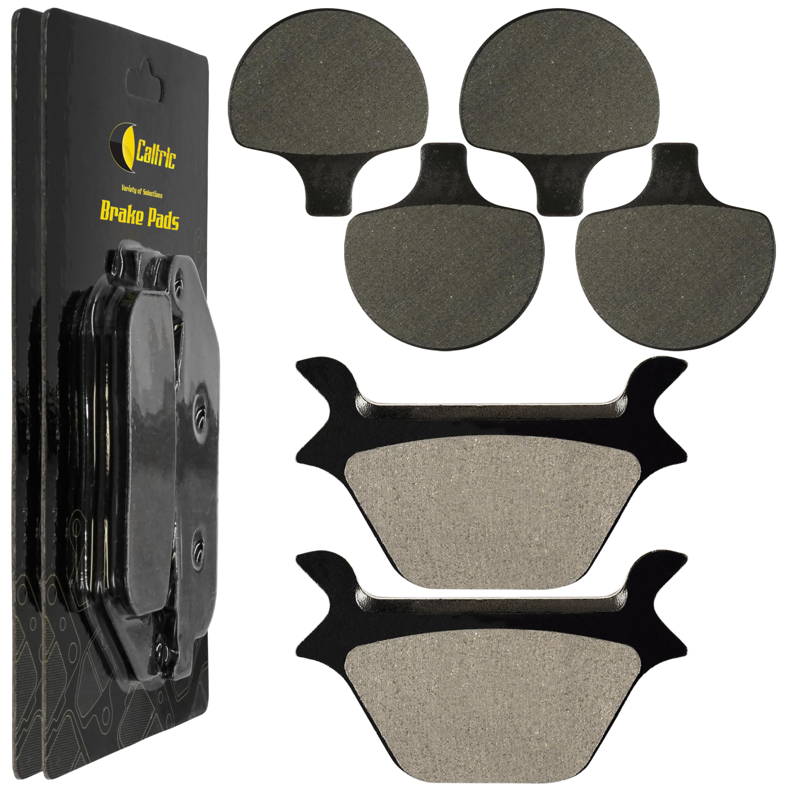 Amazon.com: Caltric Front And Rear Brake Pads Compatible with