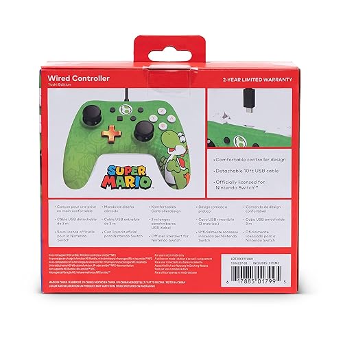 Vista 3 de PowerA Wired Yoshi Gamepad Controller for Nintendo Switch