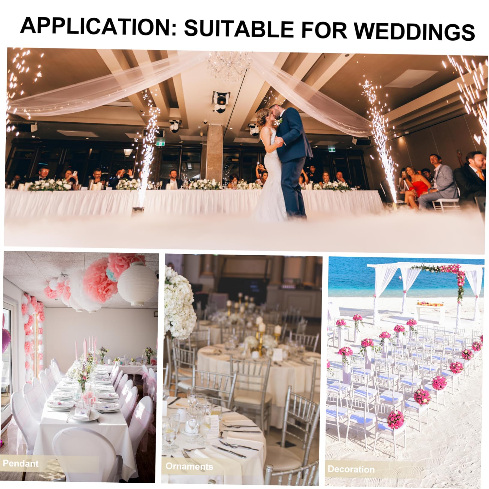 HOMSFOU Hochzeitsstuhl Rückenschild Holz Hochzeit Anhänger mit Braut und Bräutigam Design für Hochzeitsdekoration und Fotografie Wiederverwendbar und Langlebig