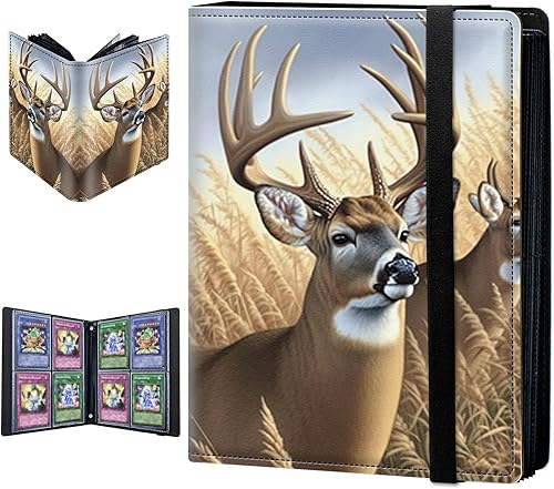 Carpeta para tarjetas intercambiables, 4 bolsillos para tarjetas intercambiables, 240 bolsillos de doble cara, funda para tarjetas de tamaño