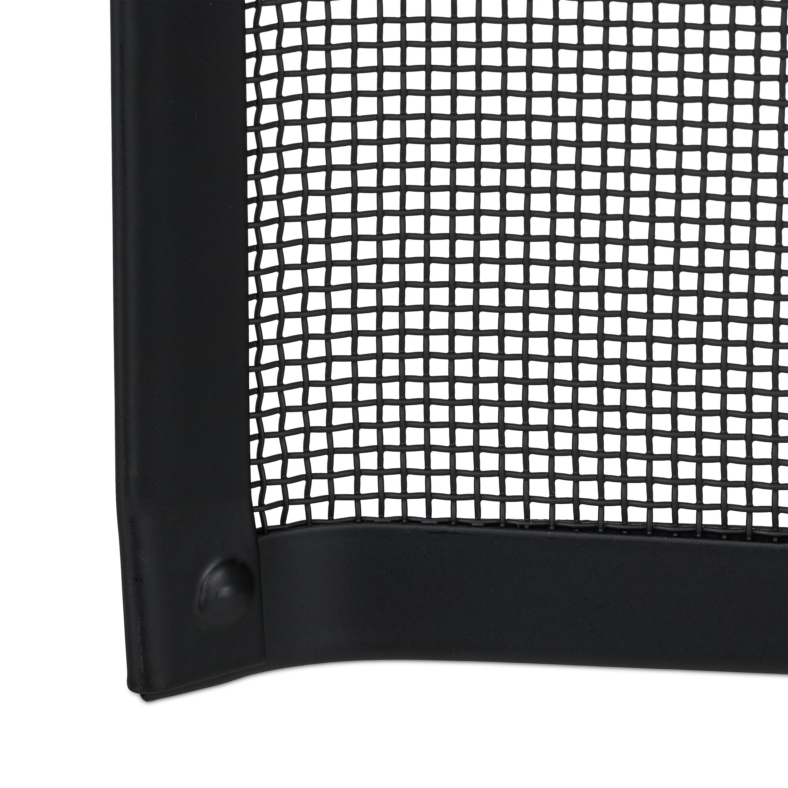 Relaxdays Griglia Parascintille, Protezione per Camino, Stufa Caminetto, H x L: 61 x 54 cm, in Ferro Battuto, Nero