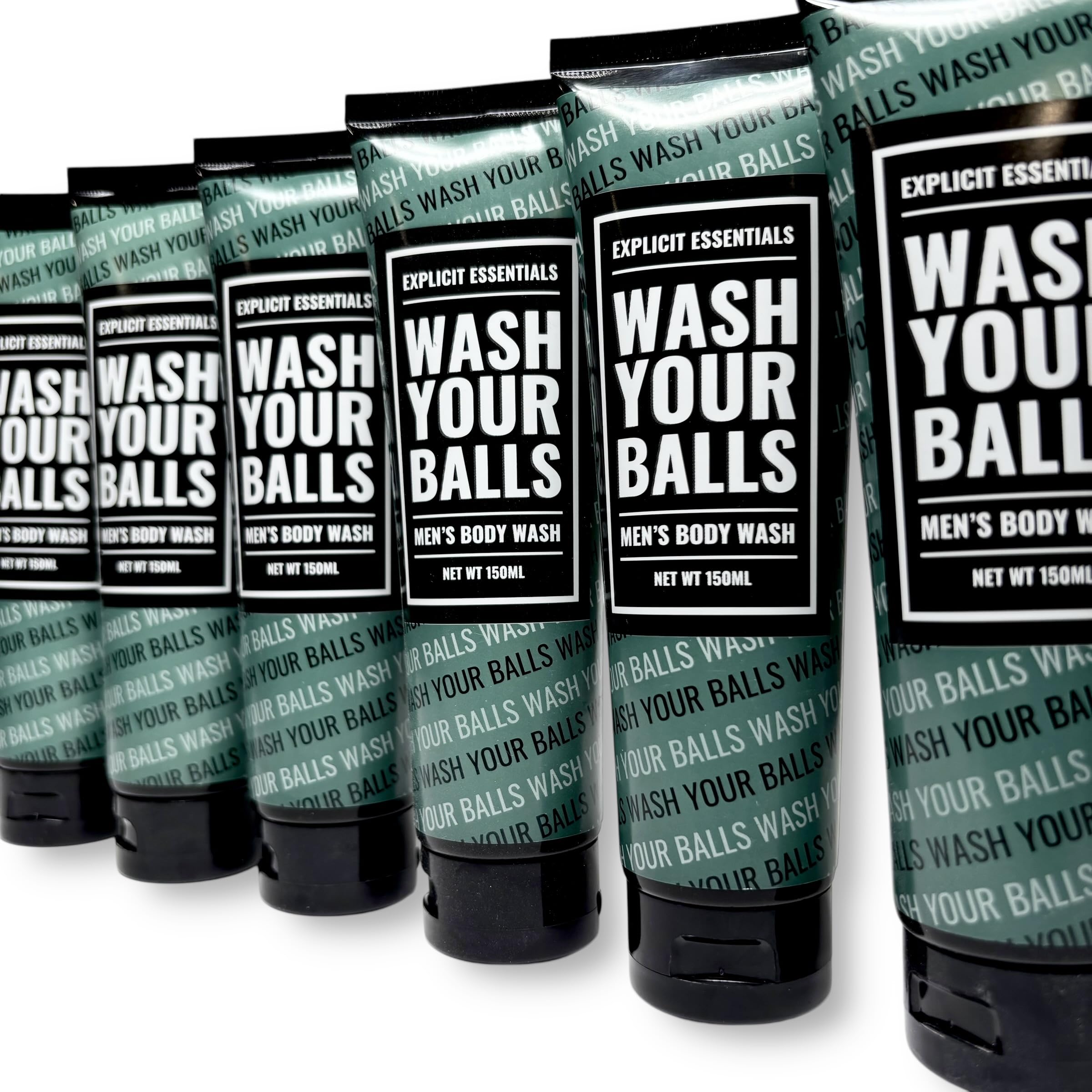 Explicit Essentials Wash Your Balls Mens Body Wash Mens Intimate Wash Mens Shower Gel