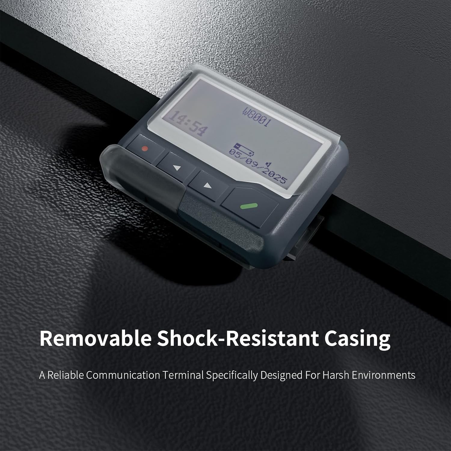Programmable Alpha Pager Operates Within The Frequency Ranges of 143-151MHz,Square