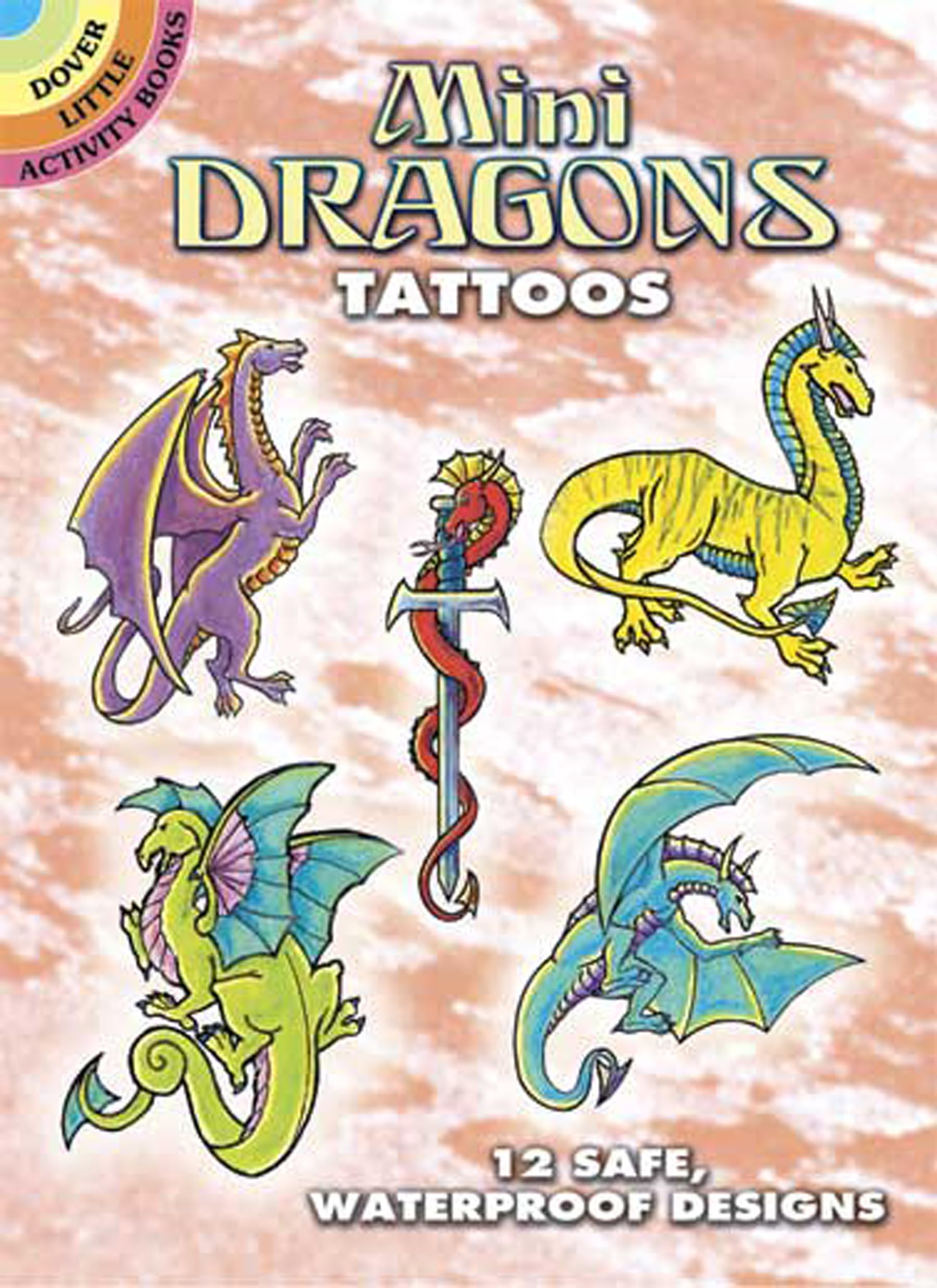 Mini Dragons Tattoos (Dover Little Activity Books: Fantasy)