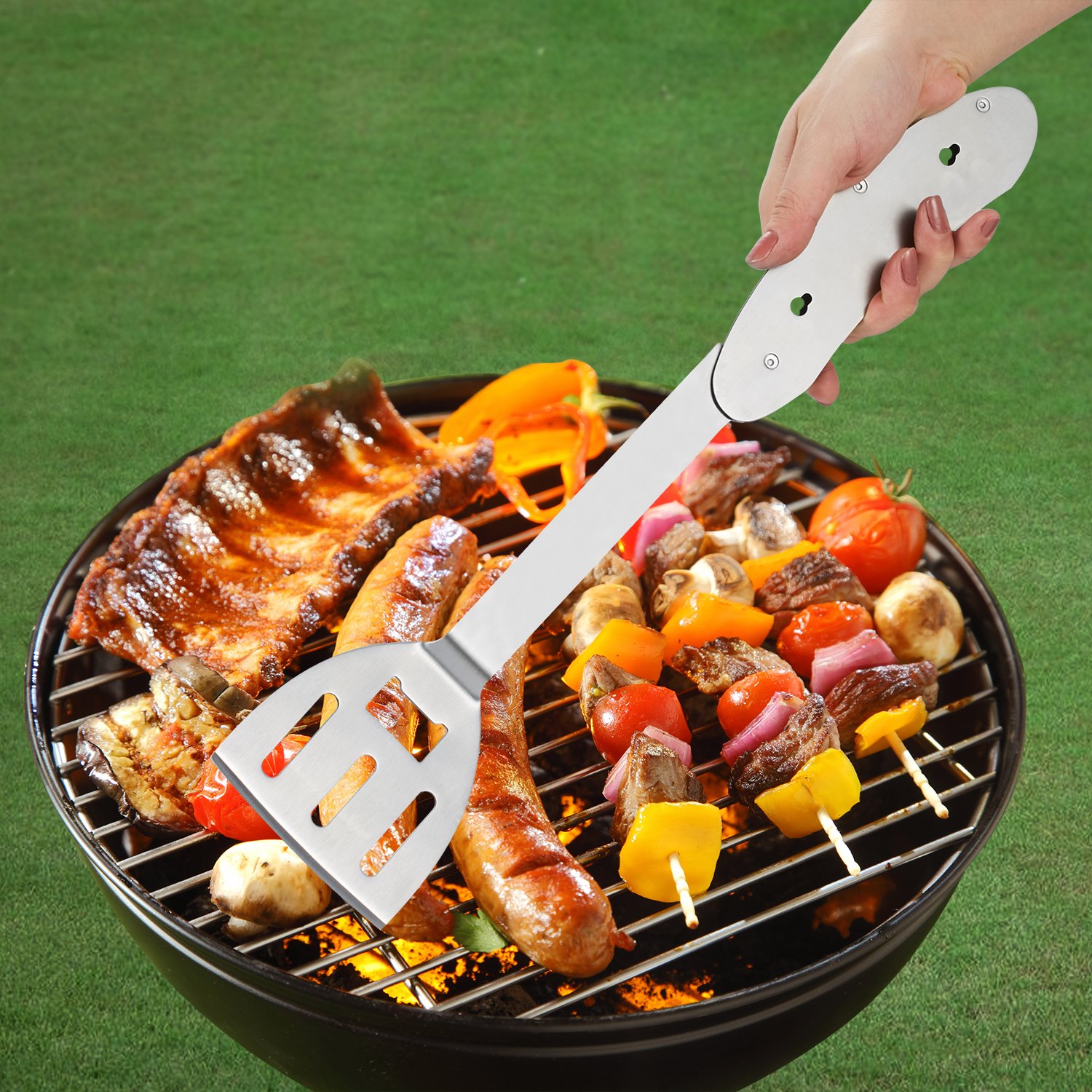 Amazon.co.jp: Barbestar 5イン1 BBQグリルツール ポータブル