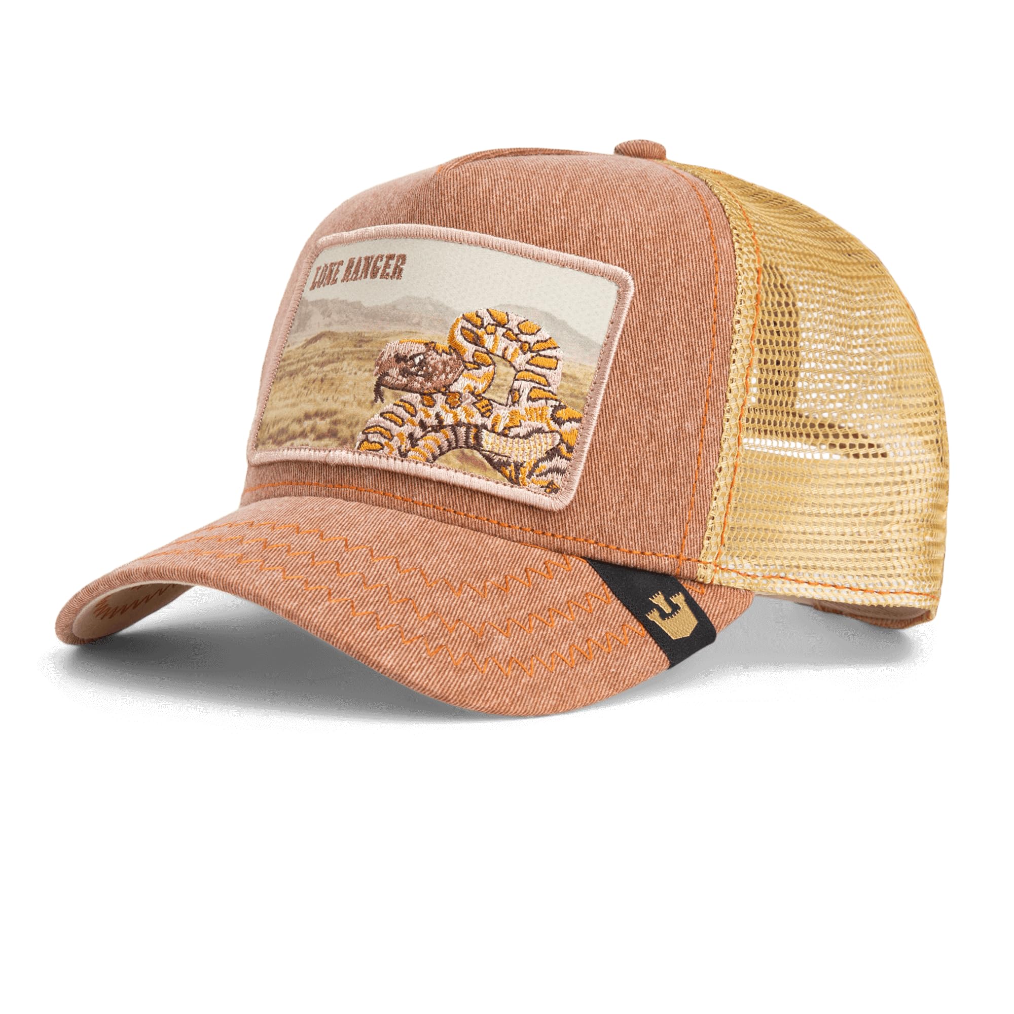 Goorin Bros. Lone Ranger Trucker CapBros. Women/Men - Cap Baseball mesh Snapback, with Peak, Peak Spring-Summer Spring Summer - One Size Beige