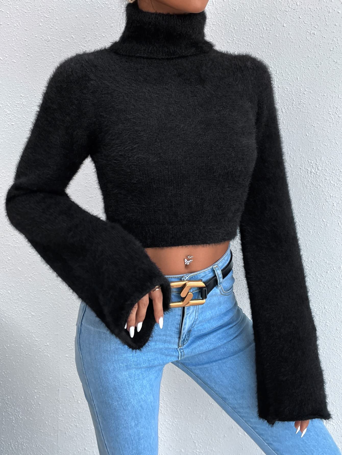 極美品  Jeans Crop Fuzzy Flag Sweater Denimist American Flag Cropped Sweater | Free People