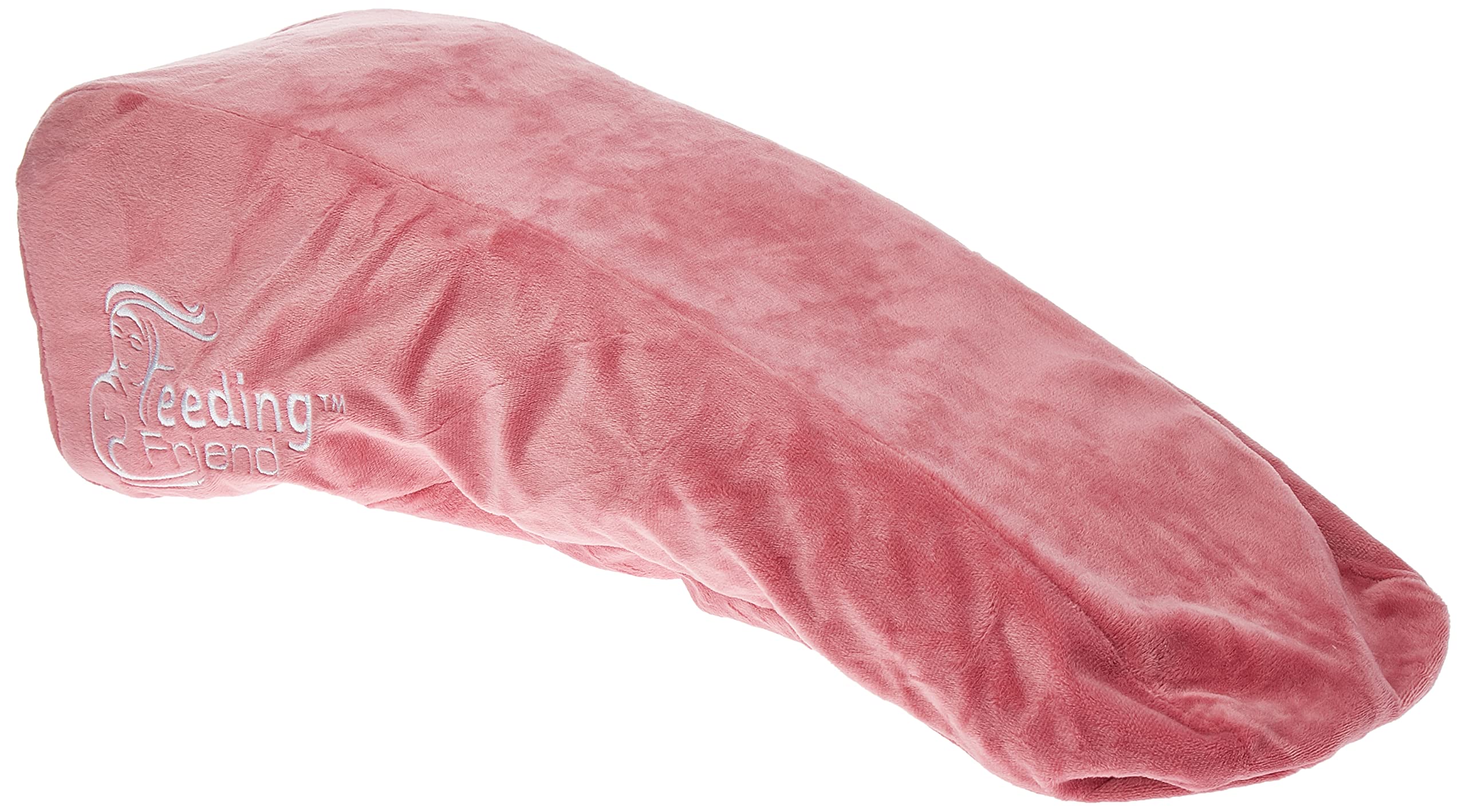 Nursing Pillow For Breastfeeding And Bottle Feeding, Portable Travel, Soft Wedge Shape, Comfort For Nursing In Any Position - Dusty Rose Pack Of 1