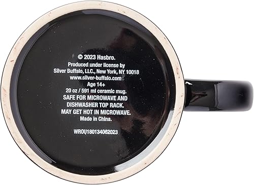 Miniatura 4 de Silver Buffalo Taza clásica de cerámica negra inspirada en la mesa Ouija Oracle Good Bye Scary Oracle Good Bye Scary de 20 onzas