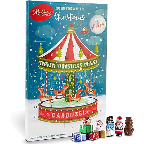 GODIVA advent calendar 2021: Christmas Candy Advent Calendar - Premium Chocolates for...