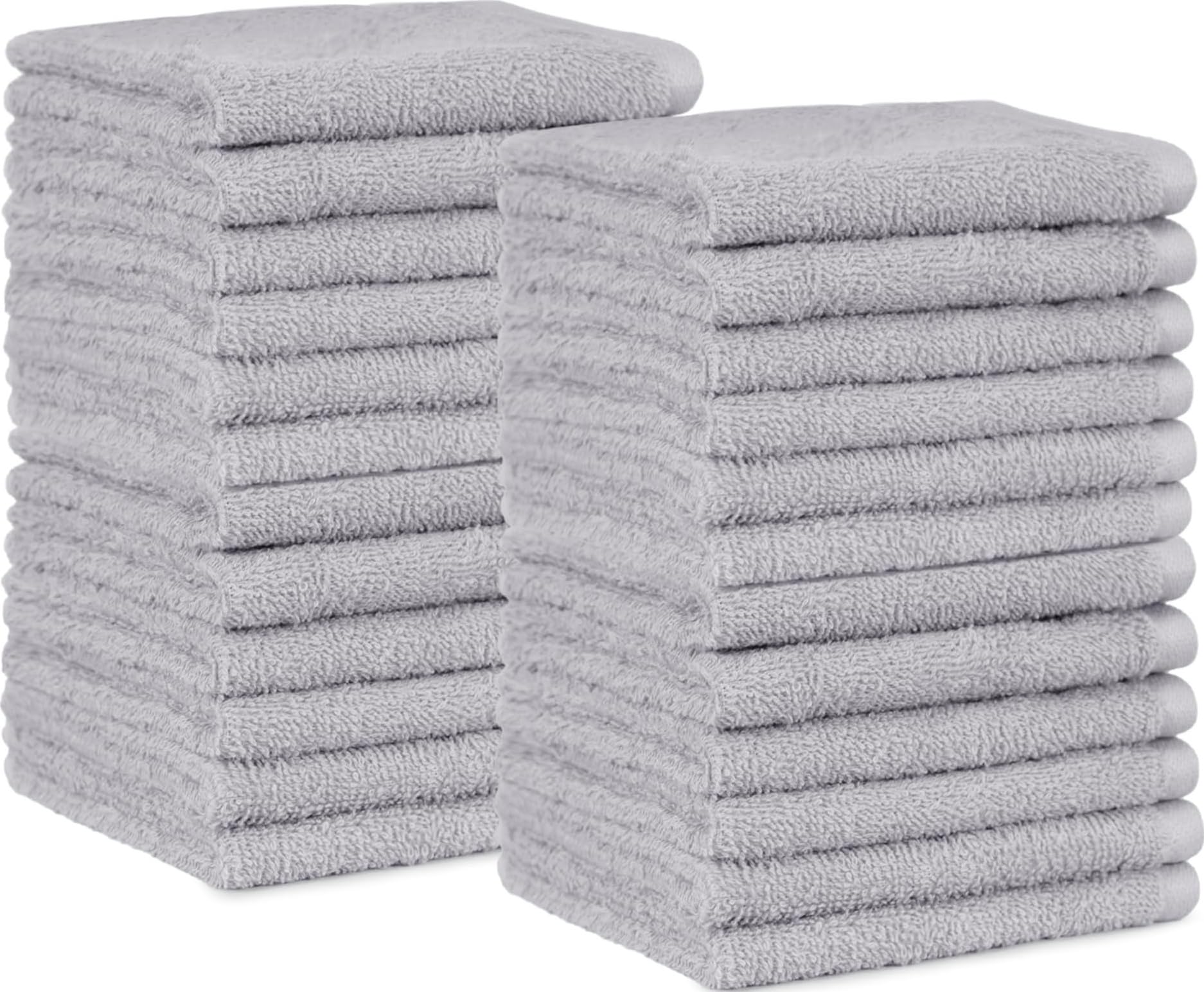 Amazon Basics Cotton Washcloths