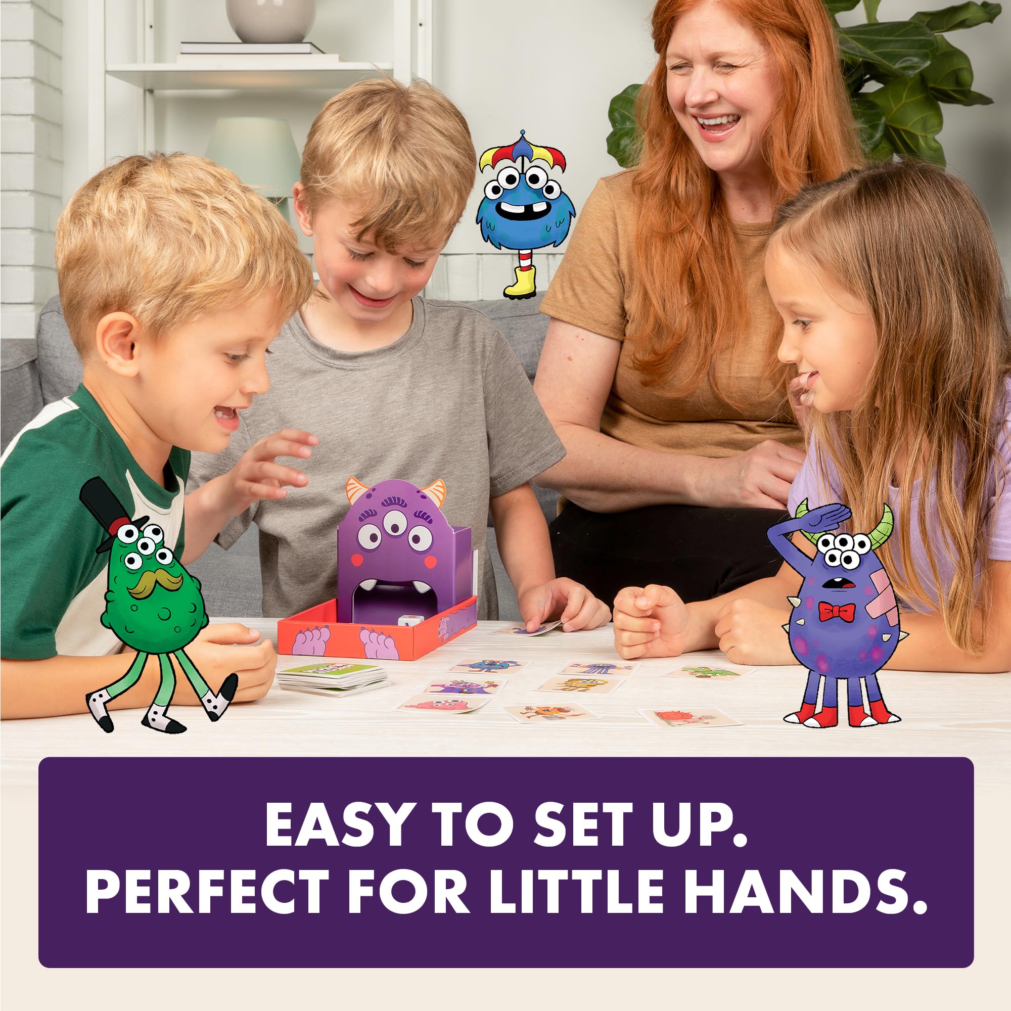 Exploding Kittens Monster Match – Matching Dice for Kids Ages 4+– 2-6 Players – Fun Family Night - Creative Kid Play