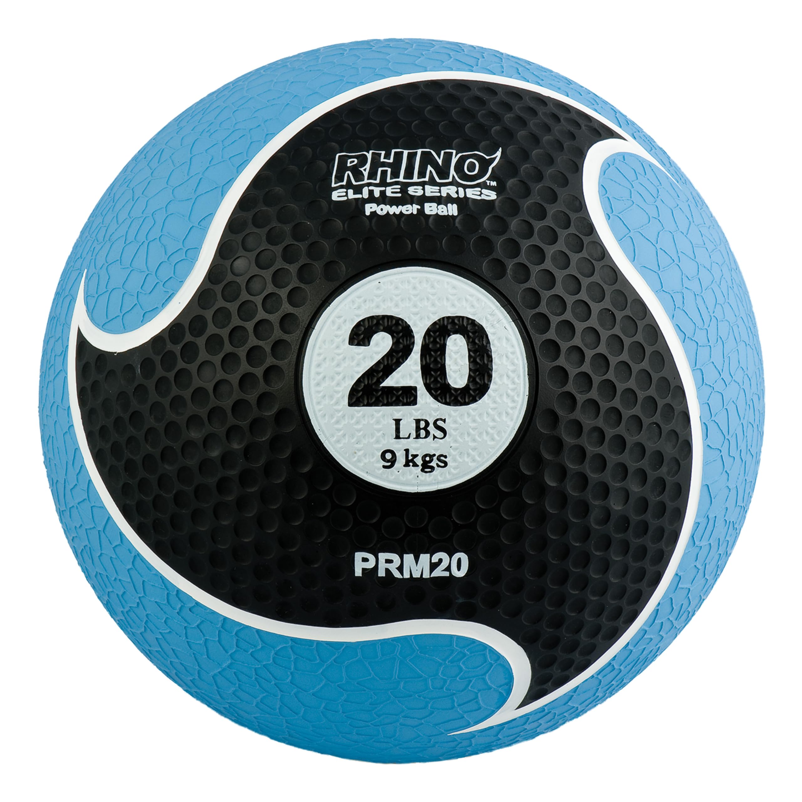 Champion Sports Rhino Elite Medicine Ball (20 pounds), Blue