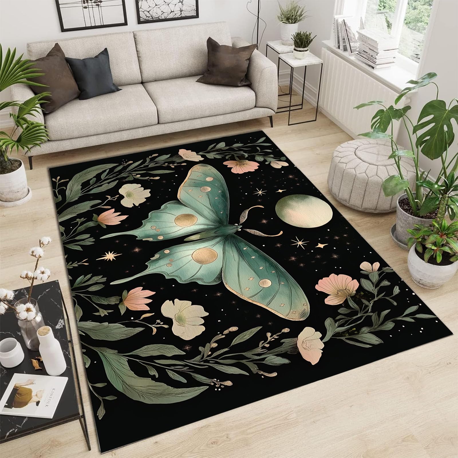 Tapis lavable en machine antidérapant idéal pour la salle à manger