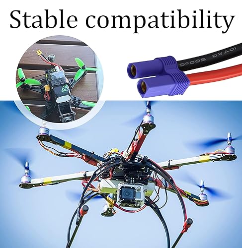 Miniatura 8 de Adaptador de cable de puente Cable de arranque Abrazadera de cocodrilo a EC5 Arrancar el coche Cab-le Adaptador de clip de alimentación de arranque