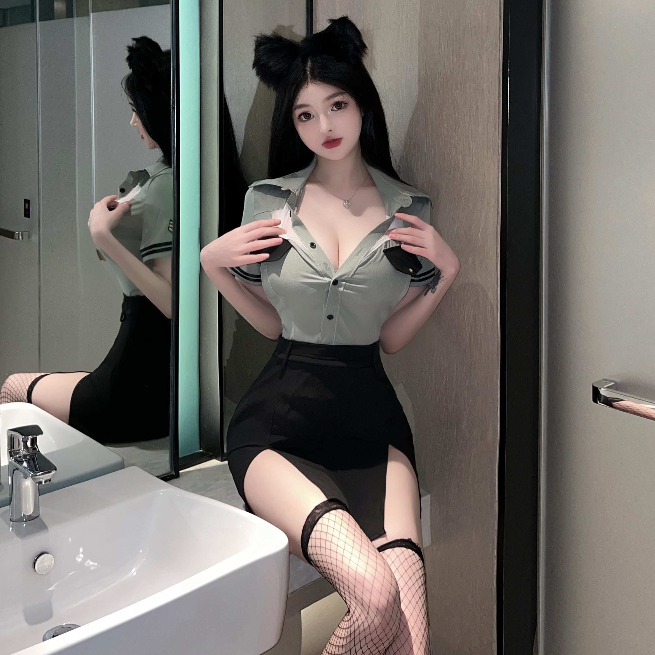 SINMIUANIME Costume sexy da donna per Halloween, cosplay, lingerie