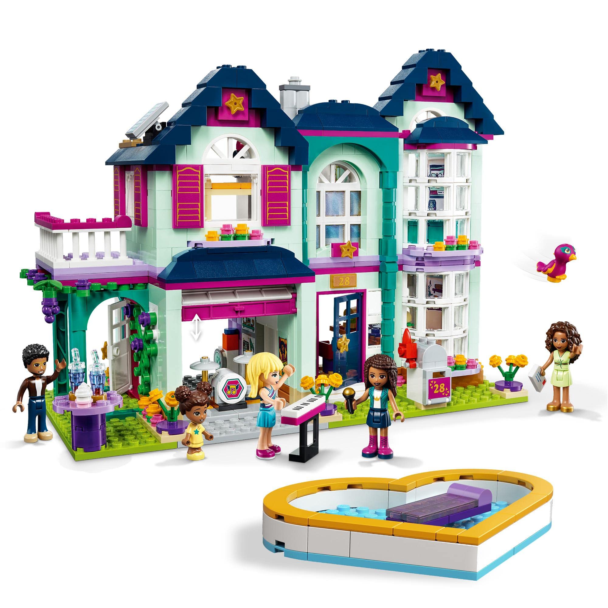 LEGO 41449 Friends La Villetta Familiare Di Andrea, Multicolore