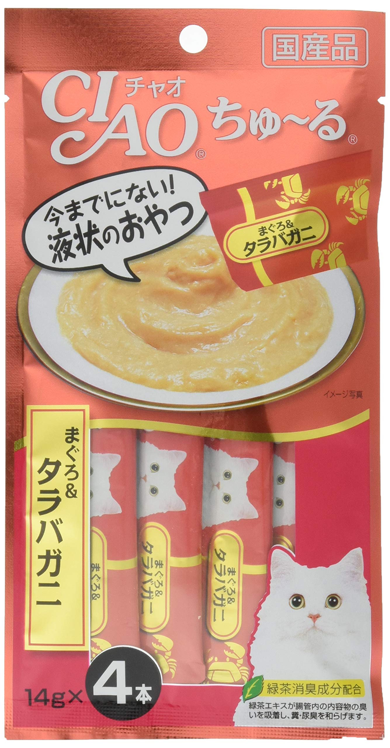 チャオ(CIAO)ちゅ～るまぐろ＆タラバガニ4本6個セット