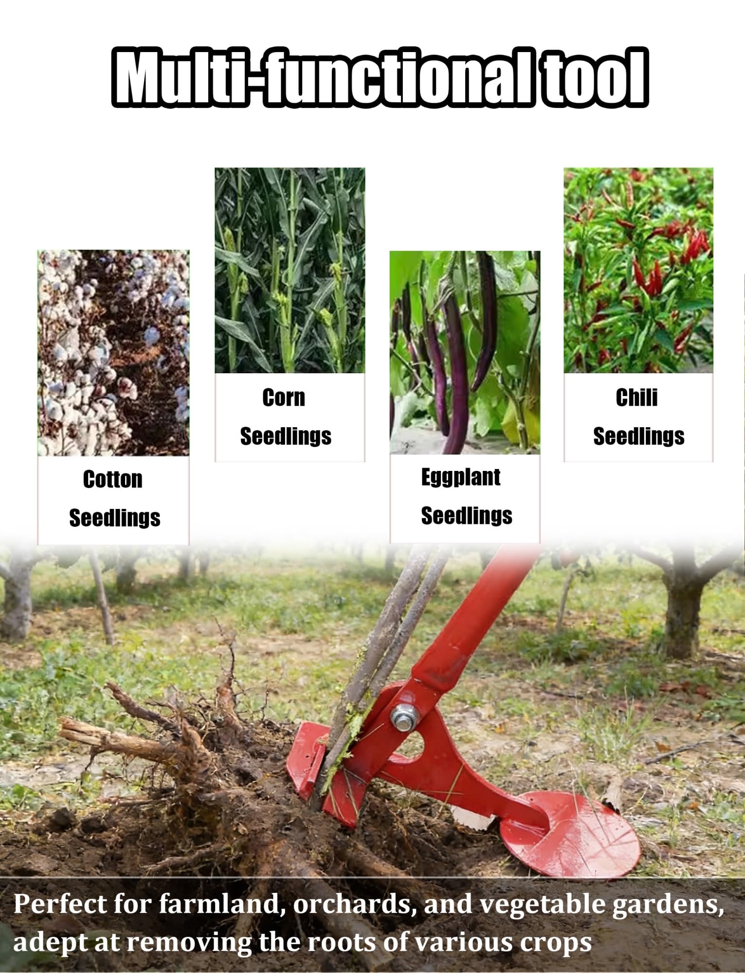 Estrattore di ceppi d'albero in acciaio per carichi pesanti portatile