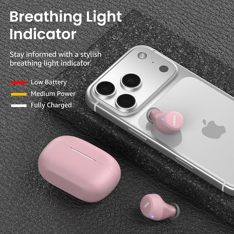 TOZO A1 Wireless Earbuds Bluetooth 5.3 Light Weight in Ear Headphones image 5