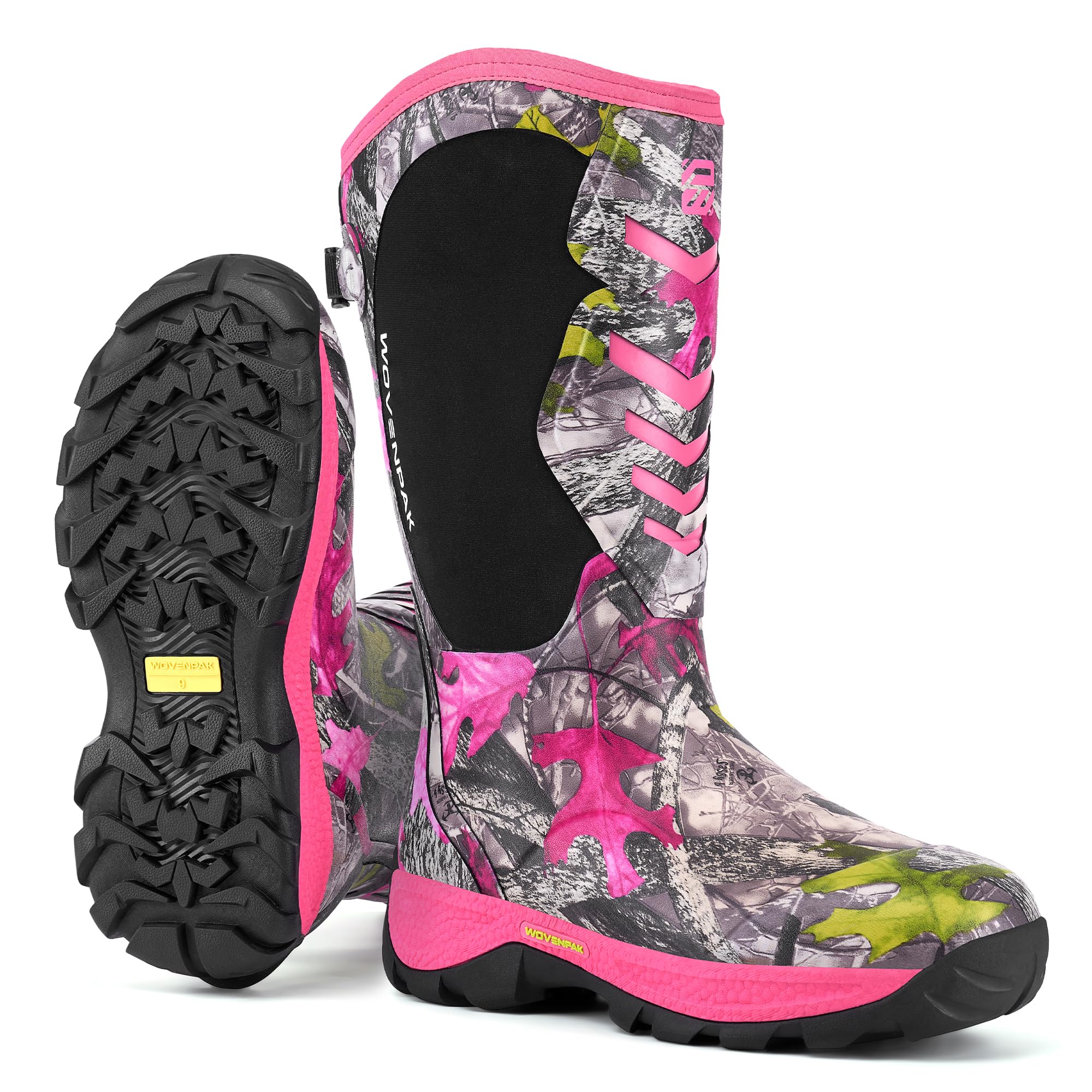 Wovenpak Extra Wide Rubber Boots for Women