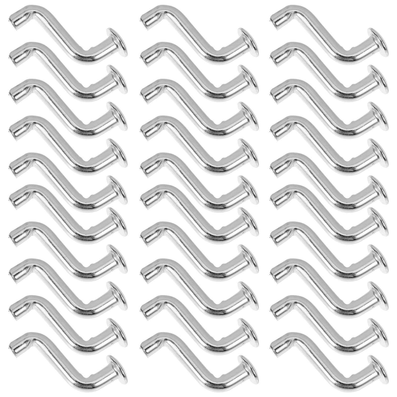 Clips para estanterías de palets Hemobllo con 50 pernos en J de hierro resistente