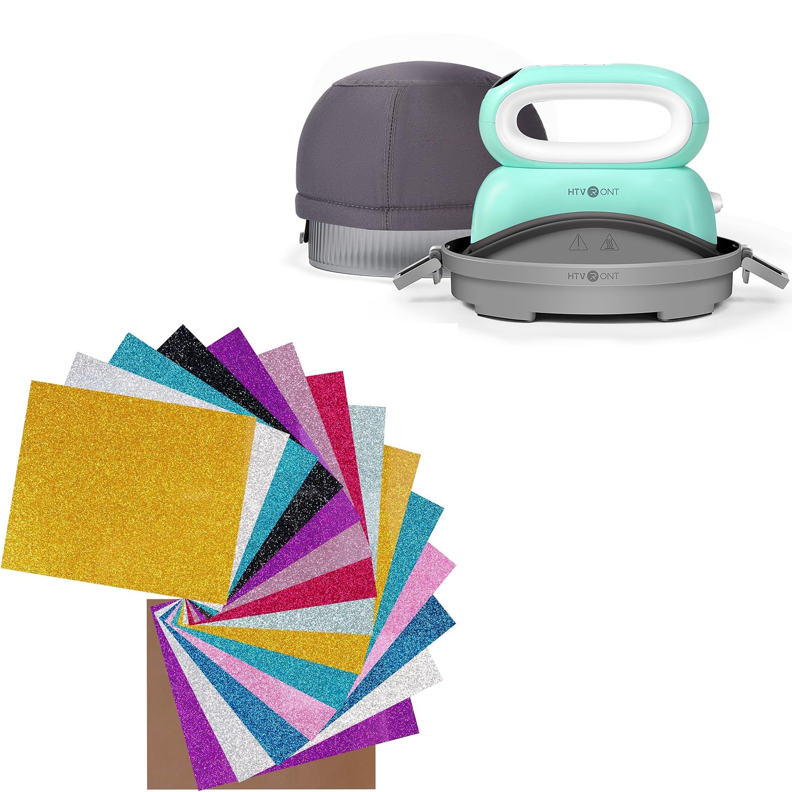 Photo 1 of HTVRONT Hat Press Machine - Hat Heat Press for Sublimation Paper, HTV and DIY Projects - Hat Press Heat Machine for Caps, Hat, Topee and Beret