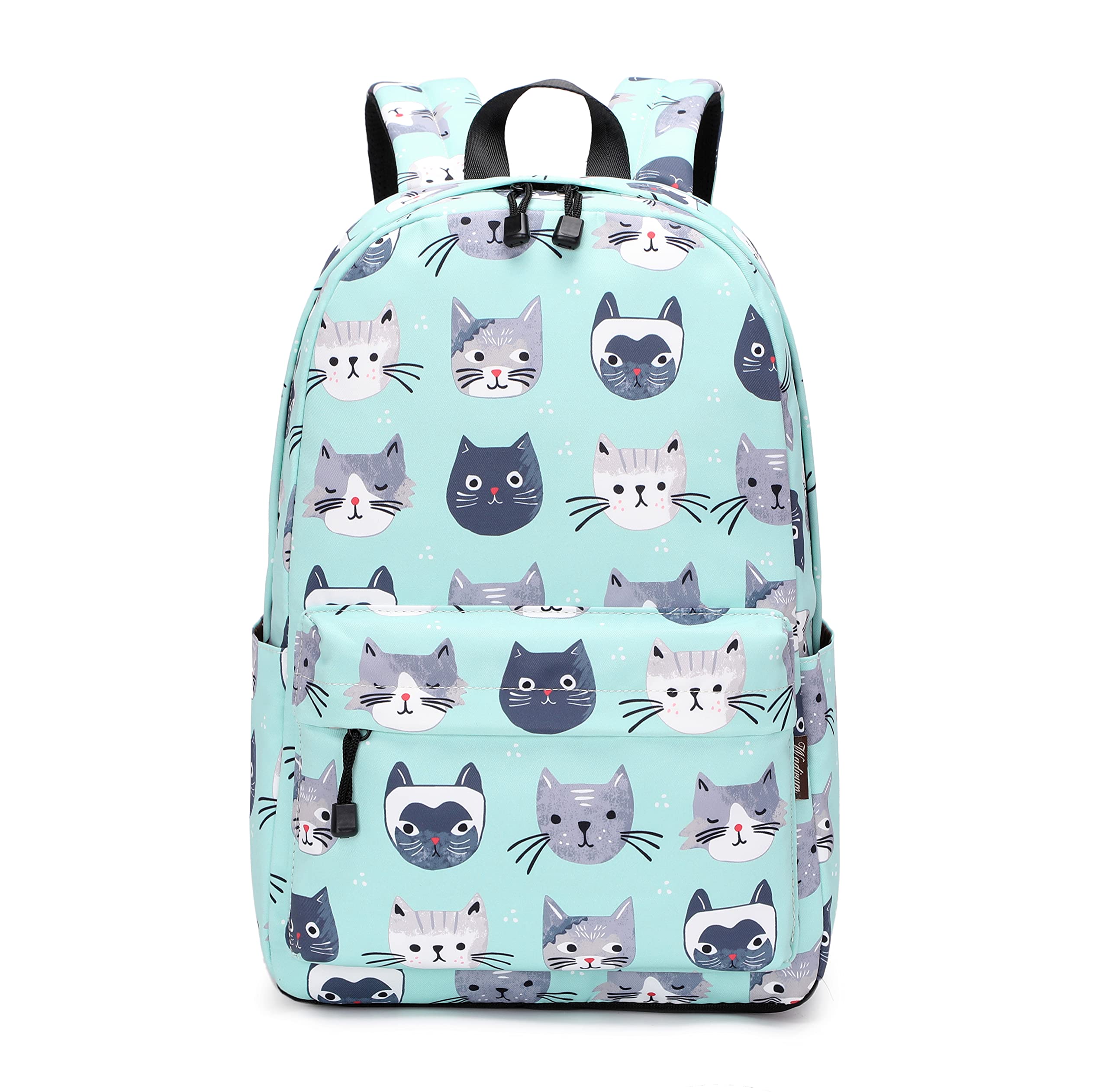 Wadirum Bolso Adorable para Libros Escolares para niños Mochila Liviana para niños Gato