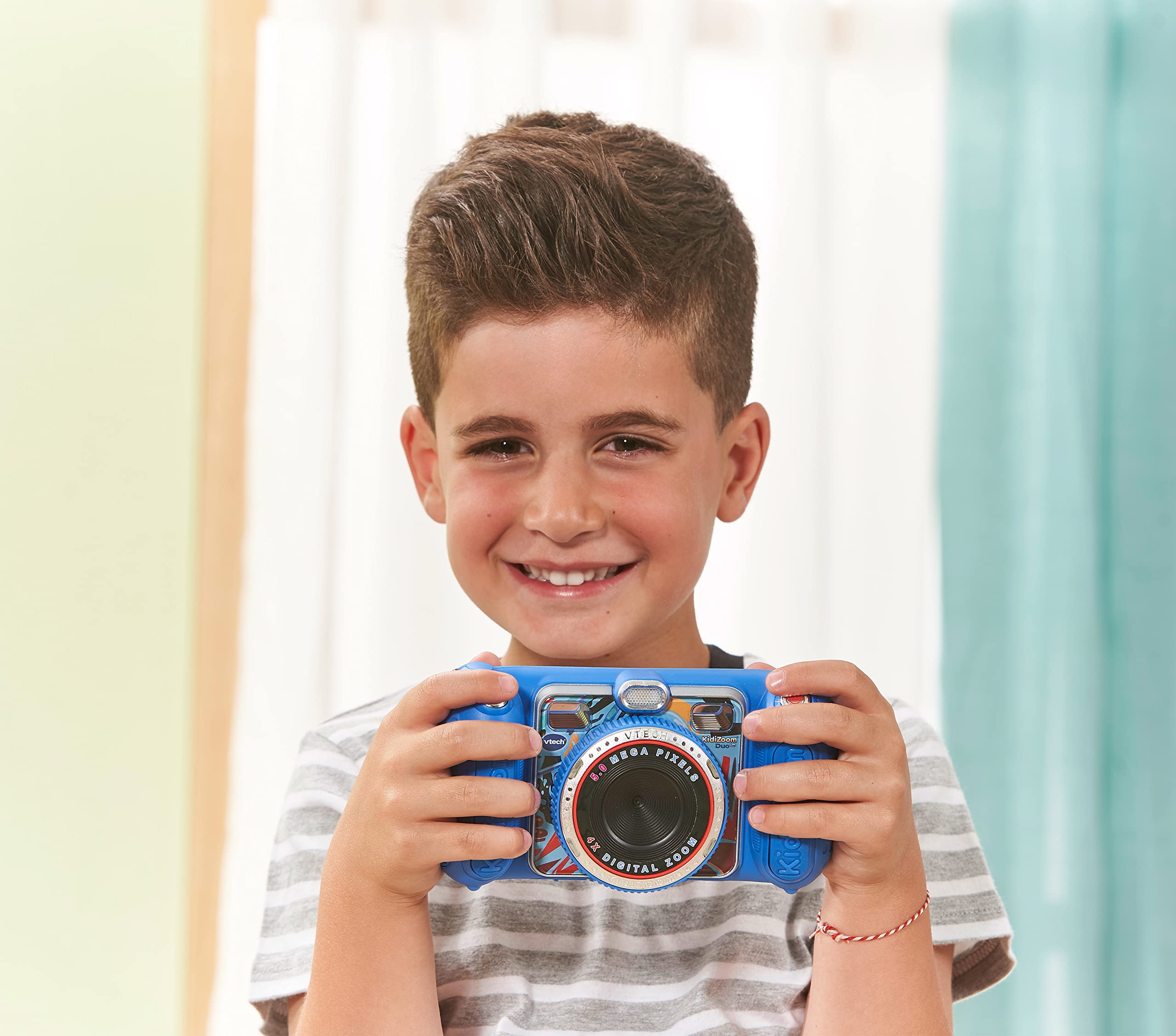 VTech KidiZoom Duo Pro – Kinderkamera mit 2 Kameras, Foto- und Videofunktion, Effekten, Spielen, Musikplayer und vielem mehr – Für Kinder von 4-10 Jahren