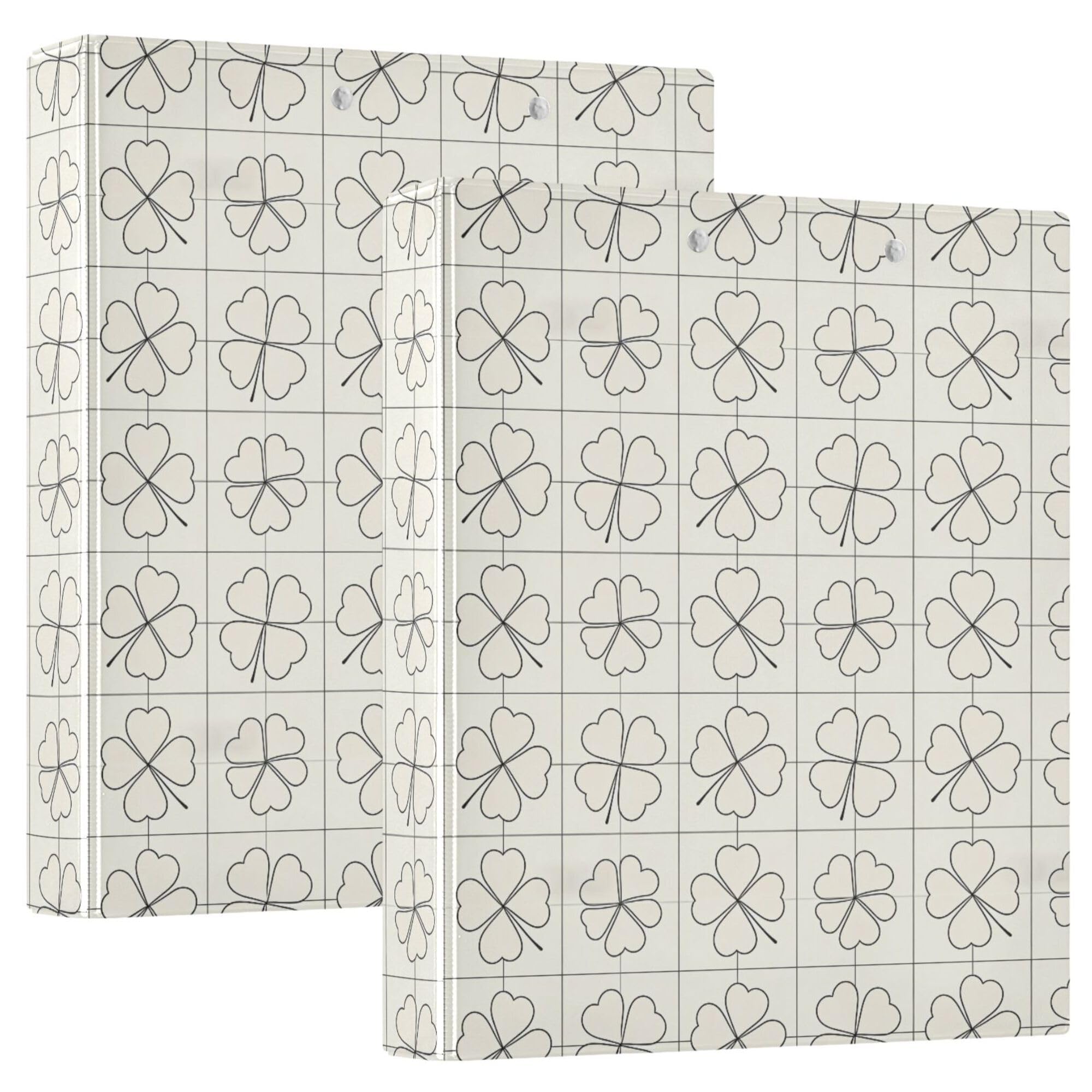 Raccoglitore a 3 anelli da 12,7 cm con portablocco da 1/2 raccoglitori per studenti universitari con copertina rigida