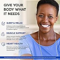 Vista 3 de Cápsulas de citrato de magnesio de 1000 mg Suplemento de alta absorción - Soporte para dormir, músculos y corazón - Vegano Sin OMG - Fabricado