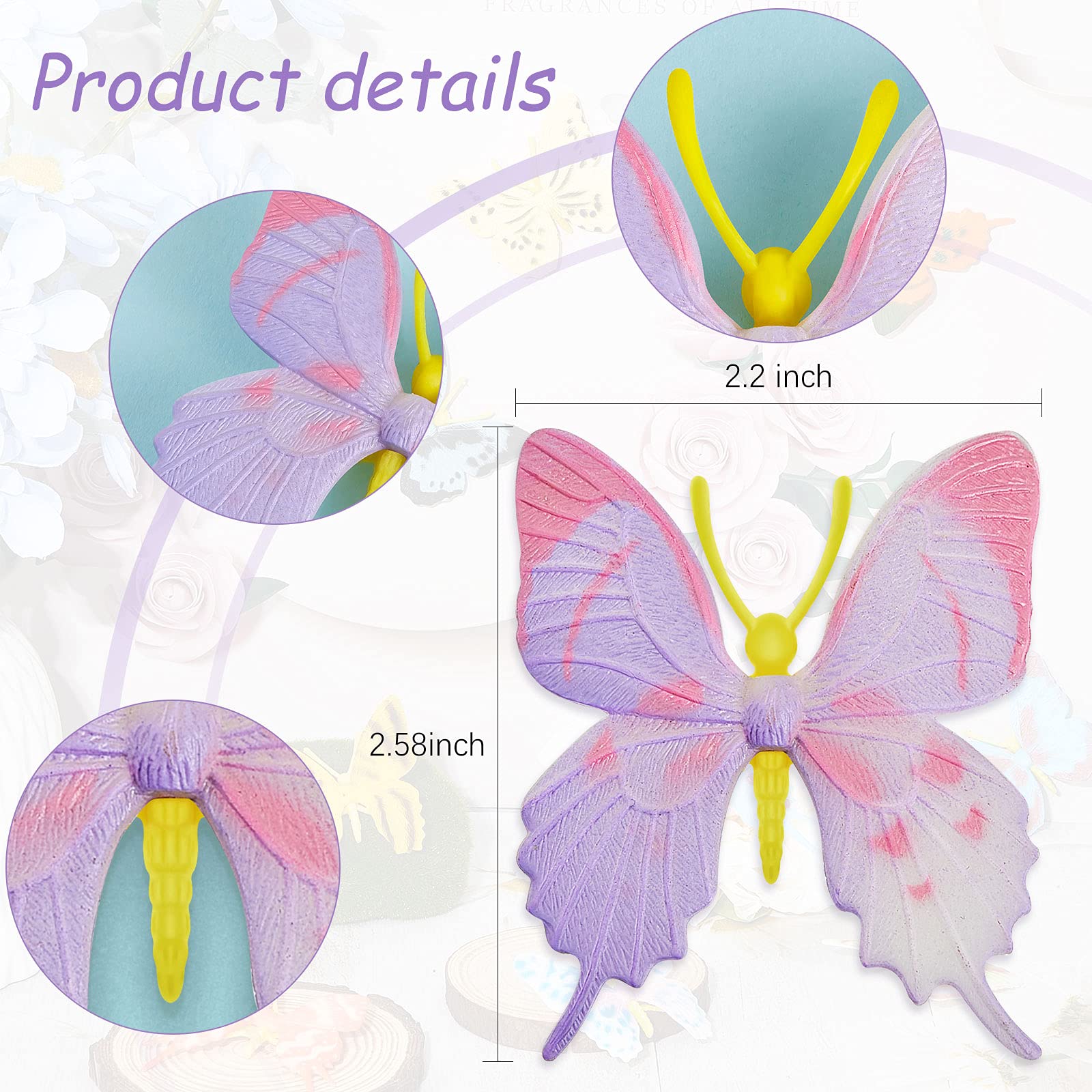 一点限り♡未使用大きな蝶⭐︎Beautiful Butterflies3点セット 一点