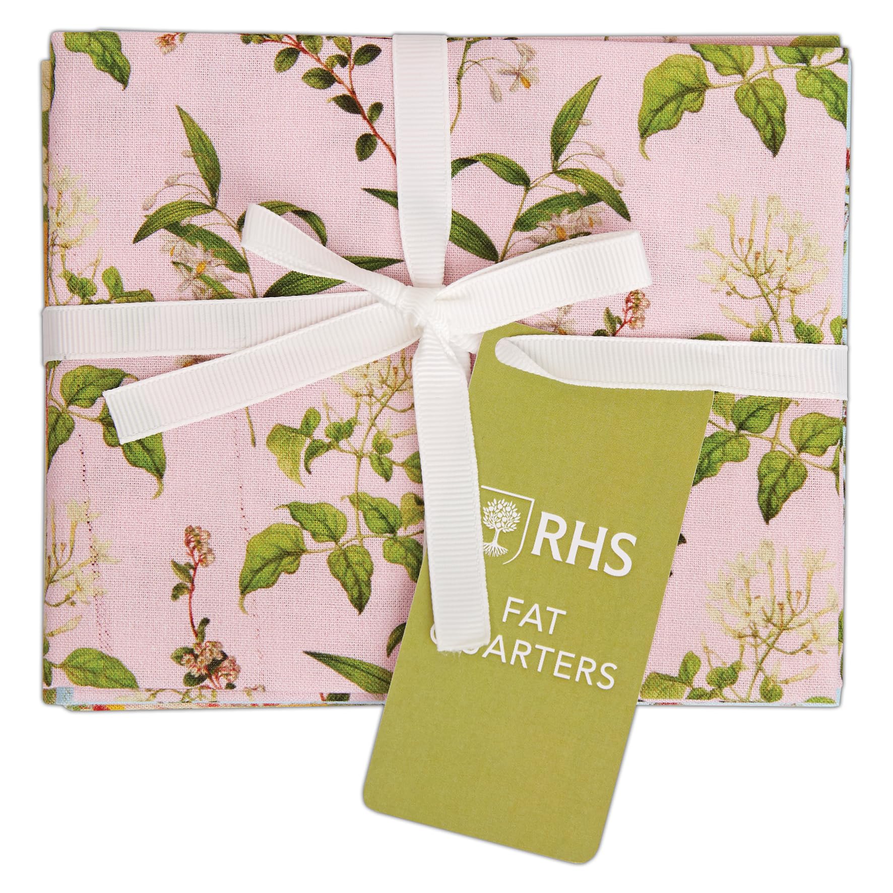 RHS Fat Quarter Fabric Bundle, Edwards, 45 x 56cm, Pack of 4, for Patchwork, Quilting, Sewing Projects
