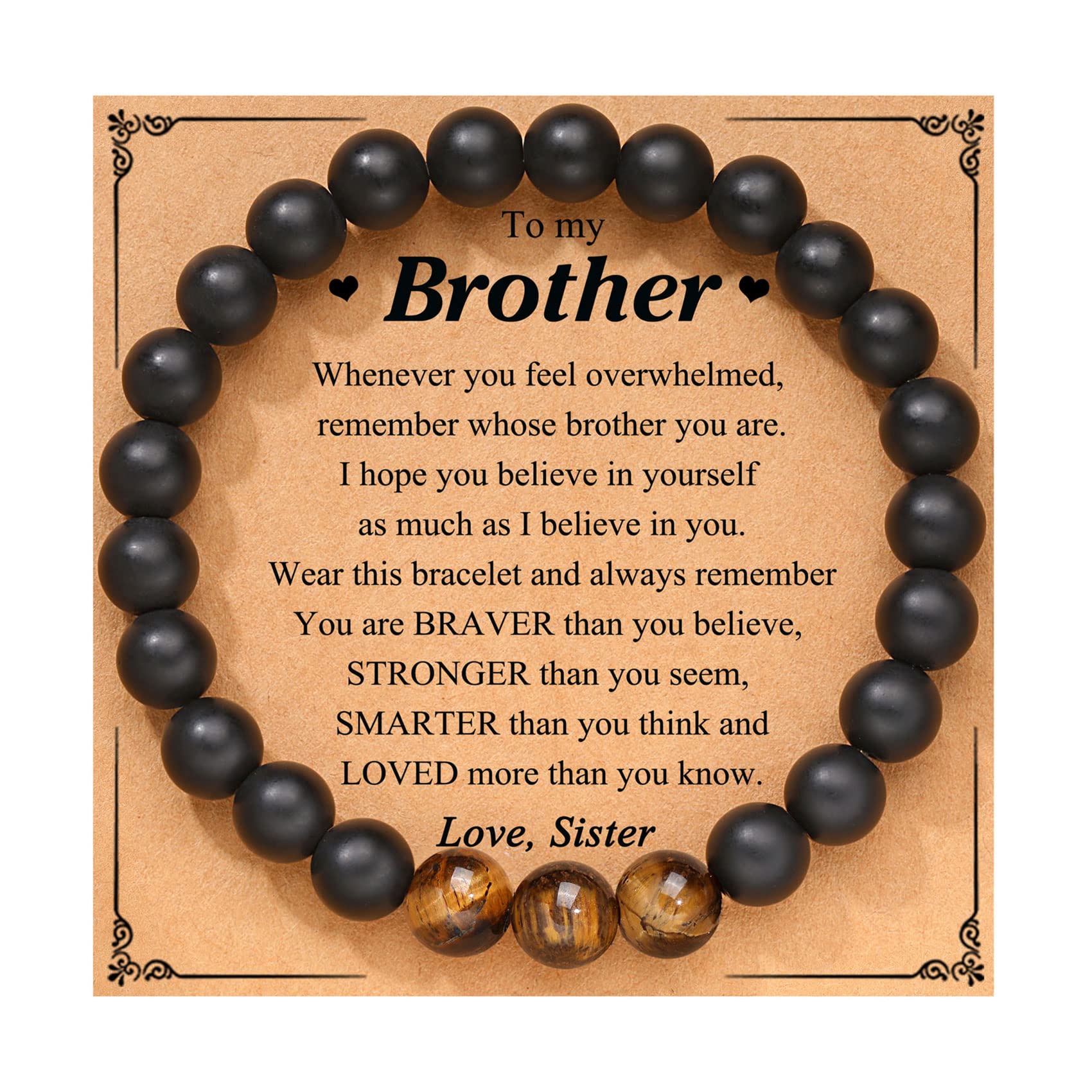 UPROMI Gifts for Dad Step dad Grandpa Uncle Stepdad Brother Son Grandson Nephew Stepson Man Bracelet Fathers Day