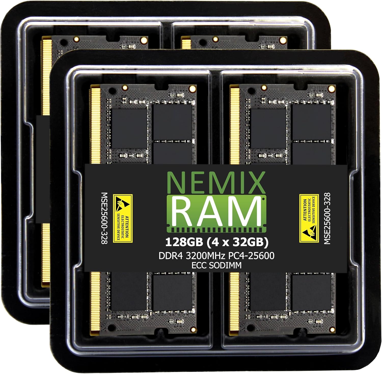 NEMIX RAM 64GB (2X32GB) DDR4 3200MHZ PC4-25600 2Rx8 1.2V CL22 260-PIN ECC Unbuffered SODIMM Memory KIT