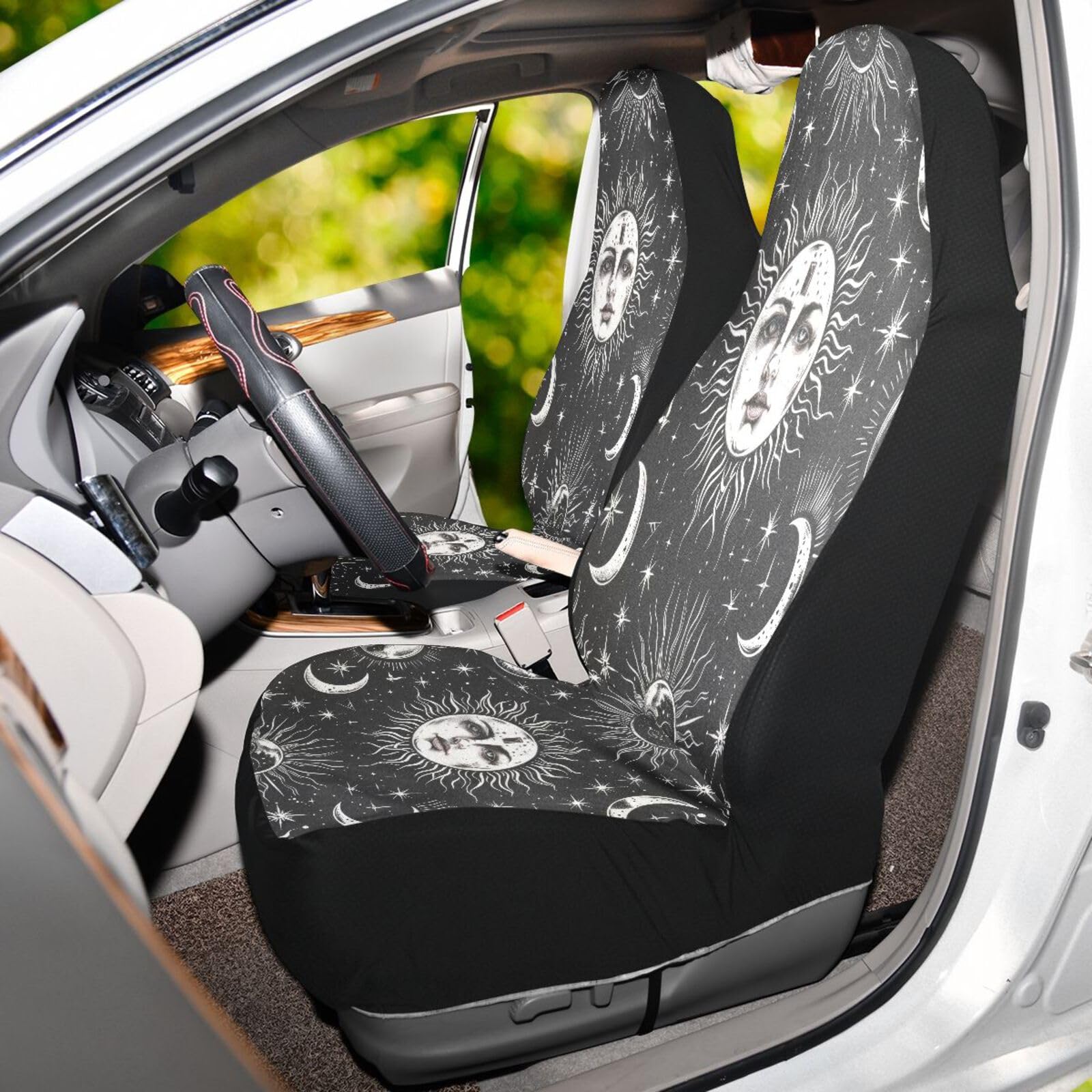 Amazon.com: GOODOLD Fantasy Mystic Symbols Car Seat Covers Set of