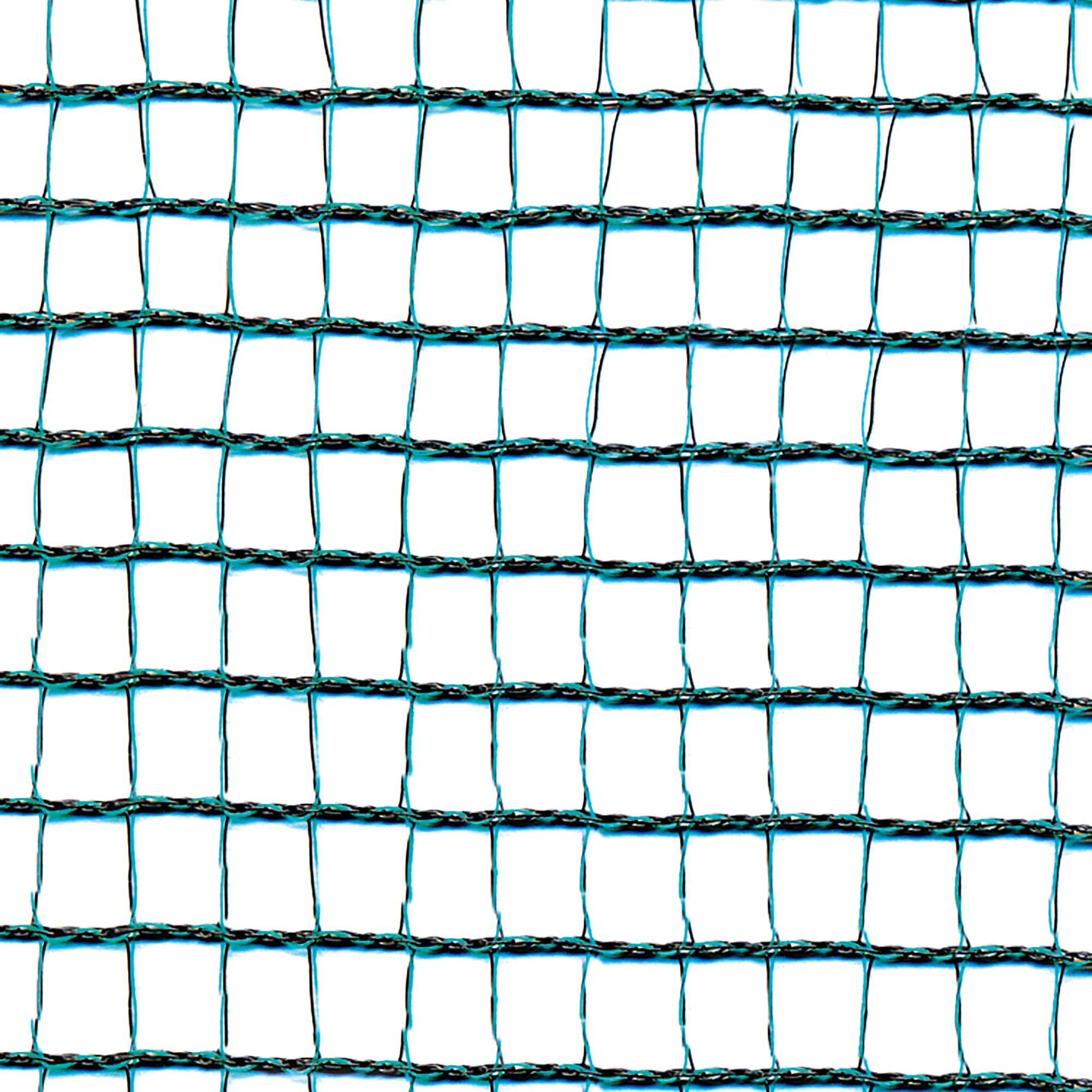 TENAX Defender Plus 2,00 x 100 m Verde, Rete Antigrandine Tessuta a Doppio Filo, Protezione Colture e Frutti da Grandine e Volatili