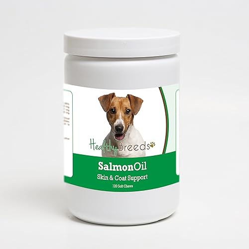 Miniatura 35 de Healthy Breeds Golden Retriever - Aceite de salmón masticable suave, 90