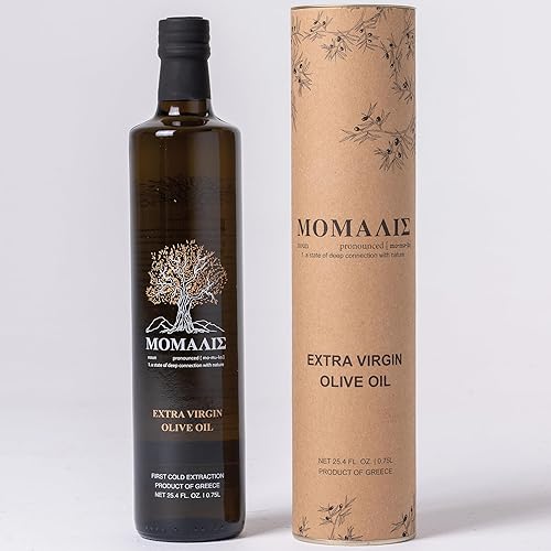 Aceite de oliva virgen extra de 25.4 onzas líquidas NUEVO  Premium, de Grecia, oliva Koroneiki sin mezclar, última cosecha, hermosa botella de