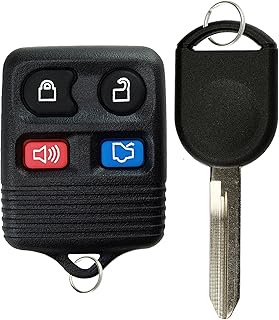 KeylessOption Keyless Entry Remote Control Fob Uncut Blank Car Ignition Key For CWTWB1U345, GQ43VT11T, H92