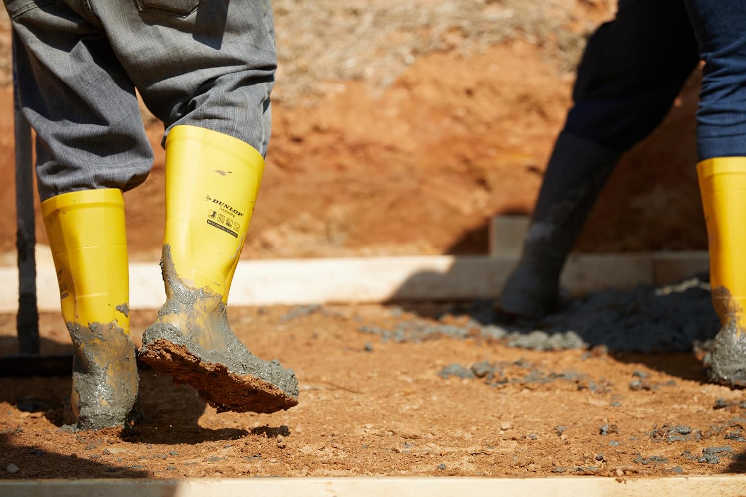 DUNLOP Protective Footwear, Acifort JobGUARD full safety, 100% Waterproof, Polyblend PVC Material, Steel toe, Rubber Boots, UNISEX, Yellow, Size 5-15 - Image 5