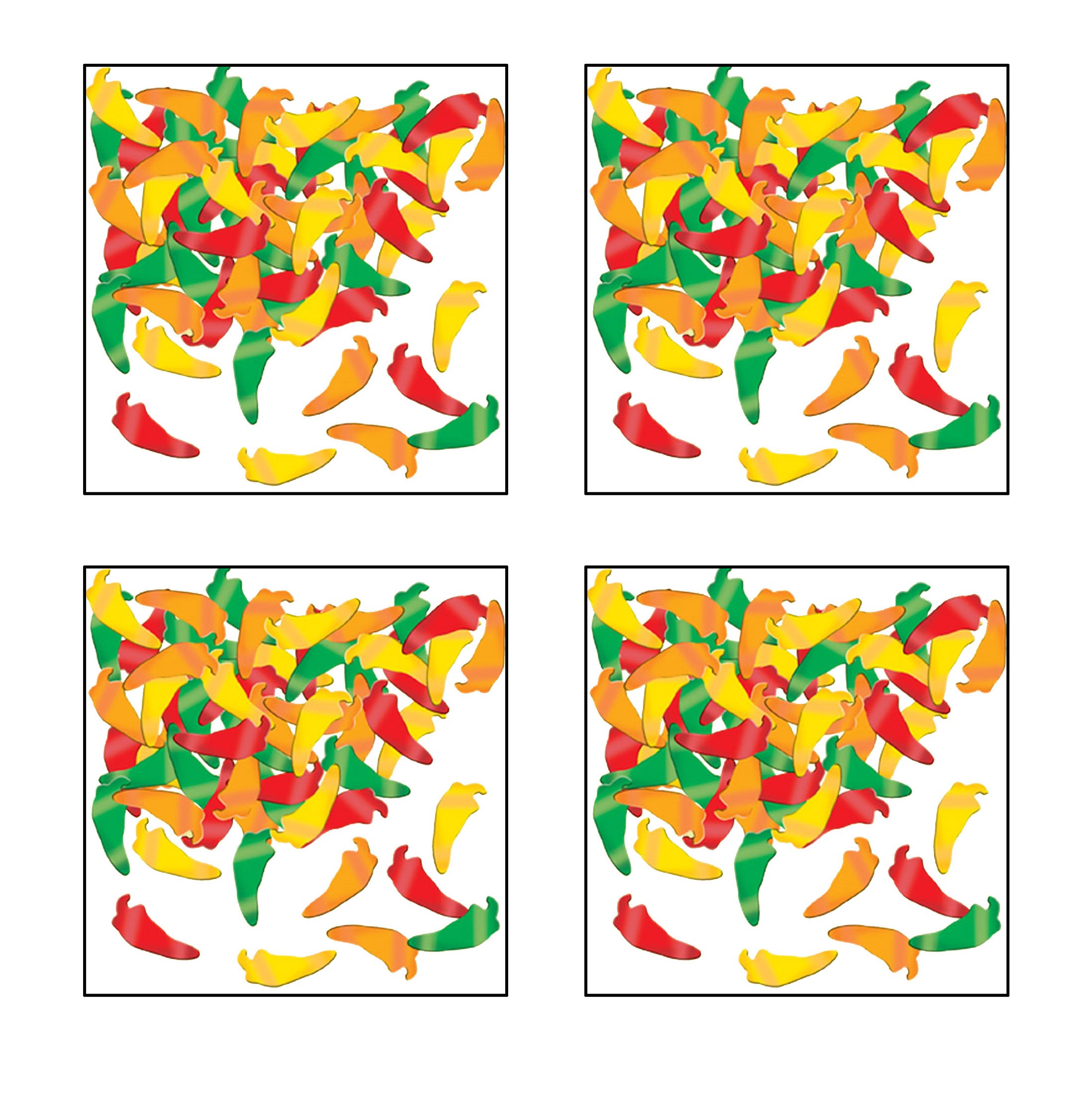 Confettis piments mexicains Fanci-Fetti pour illuminer votre buffet de soirée entre amis