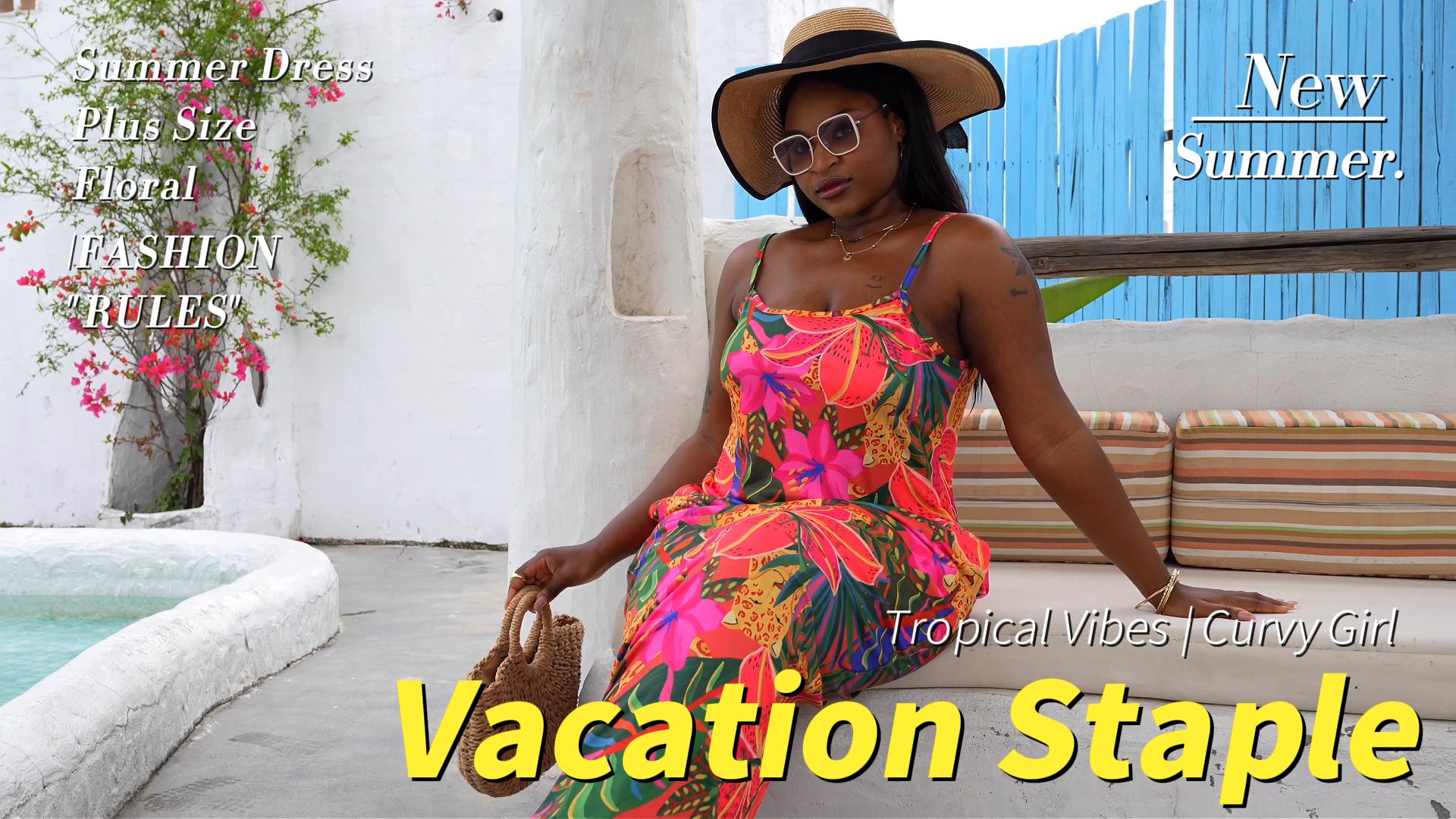 curvy beach dress Curvy Beach Style: Plus-Size Outfit Wins