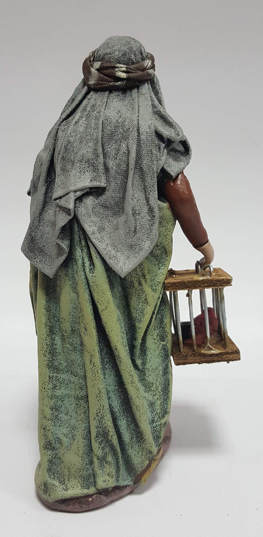Pastor con pájaro enjaulado, para Figuras de 14 cm
