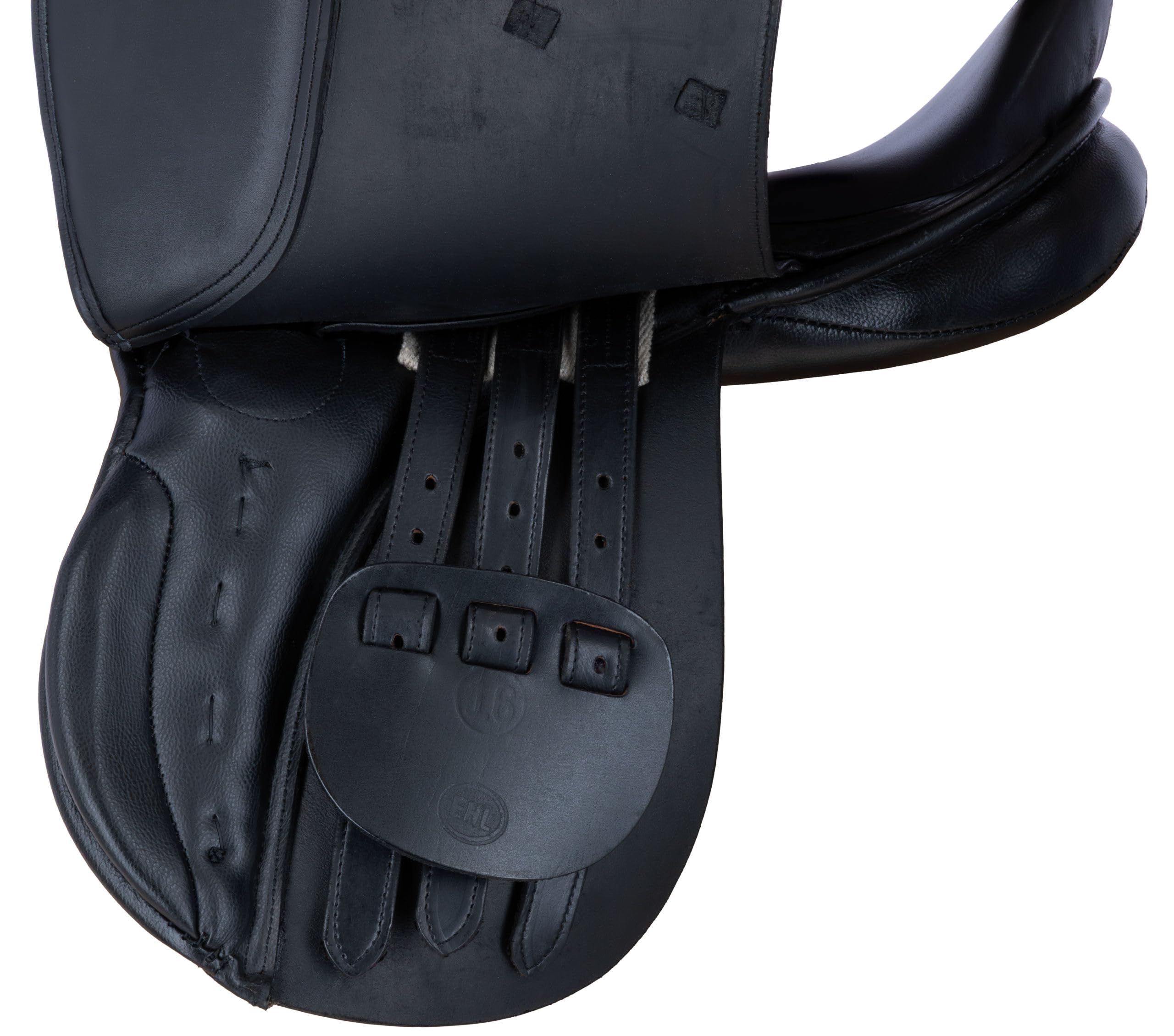 Covalliero Juego de Silla de Montar, versatilidad, Negro, 17,5 Pulgadas, Ancho de la Silla 30,5 cm, Longitud de la cincha 125 cm, cómodo, Buen Ajuste, Incluye Silla y Mantilla | Versatilidad, Ancho de la Silla 30,5 cm, Longitud de la cincha 125 cm, Cómodo